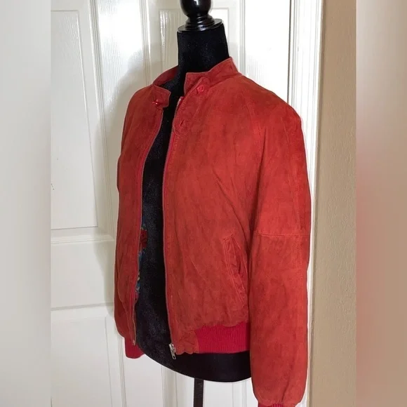 VINTAGE ABERCROMBIE & FITCH SUEDE LEATHER LINED SOUTHWEST WOOL JACKET MEDIUM‌‌‌‌ - Picture 2 of 11